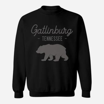 Gatlinburg Tennessee Bear Souvenir Retro Family Vacation Sweatshirt | Crazezy CA