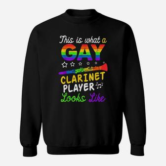 Gay Clarinet Instrument Player I Lgbt Sweatshirt - Monsterry
