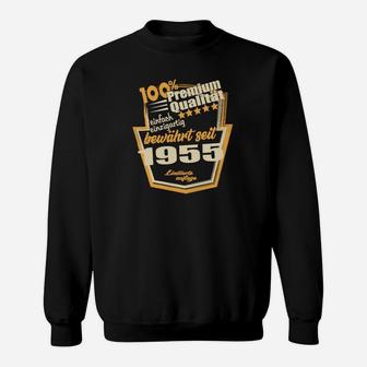 Geboren 1955 Premium Qualität Jahrgang Sweatshirt - Seseable