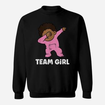Gender Reveal Baby Shower Team Girl Sweatshirt | Crazezy DE