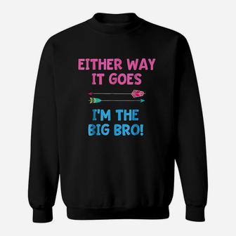 Gender Reveal Big Brother Announcement Sweatshirt | Crazezy