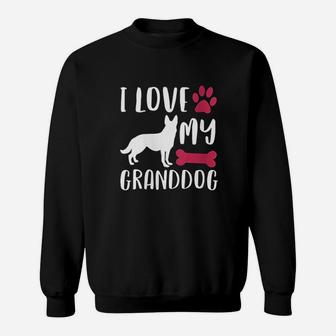 German Shepherd Grandma Grandpa Granddog Sweatshirt | Crazezy AU