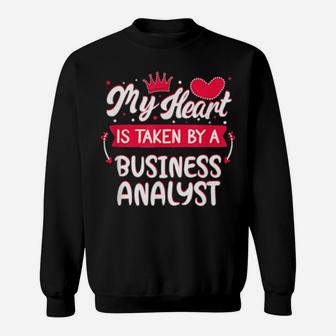 Gift Business Analyst Valentines Day Sweatshirt - Monsterry
