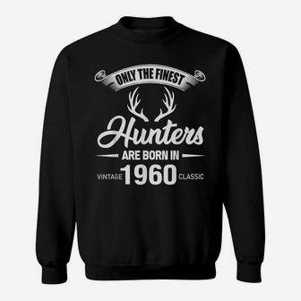 Gift For 60 Year Old Deer Hunting Hunter 1960 60Th Birthday Sweatshirt | Crazezy