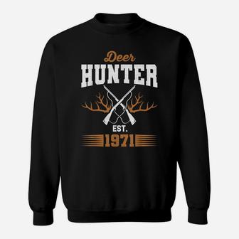 Gifts For 50 Year Old Deer Hunter 1971 Hunting 50Th Birthday Sweatshirt | Crazezy DE