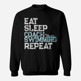 Gifts For Swim Coaches Funny Swim Teacher Coach Appreciation Sweatshirt | Crazezy DE