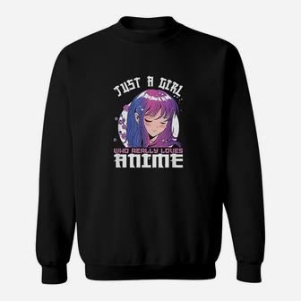 Gifts For Teen Girls Just A Girl Who Loves Sweatshirt | Crazezy DE