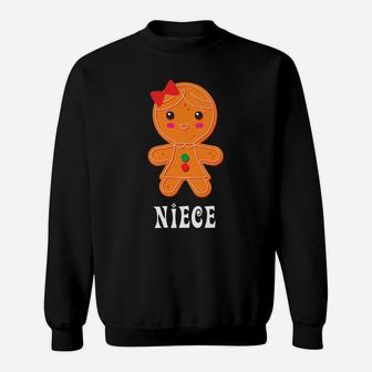 Gingerbread Family Holiday Niece Christmas & Festive Sweatshirt | Crazezy UK