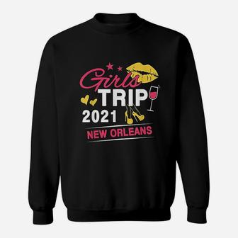 Girls Trip 2021 New Orleans Weekend Travel Group Matching Sweatshirt - Thegiftio UK