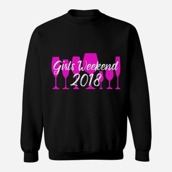 Girls Weekend 2018 Matching Wine Trip Sweatshirt - Thegiftio UK