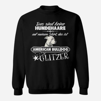 Glitter American Bulldog Sweatshirt - Seseable