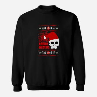 Glückliches Gotisches Weihnachts- Sweatshirt - Seseable