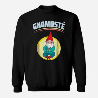 Gnomaste - Yoga & Meditation Gnome Gift Sweatshirt | Crazezy