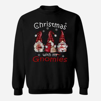 Gnome Family Christmas Shirts For Women Men - Buffalo Plaid Sweatshirt | Crazezy
