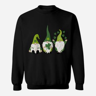 Gnome Leprechaun Tomte Green Gnomes St Patrick's Day Raglan Baseball Tee Sweatshirt | Crazezy