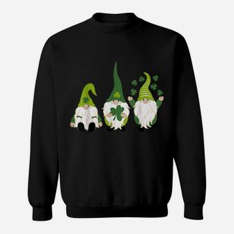 Gnome Leprechaun Tomte Green Gnomes St Patrick's Day Sweatshirt | Crazezy
