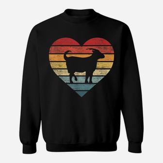 Goat Lover Gifts Funny Farmer Retro Vintage Farm Animals Sweatshirt | Crazezy AU
