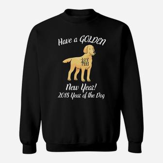 Golden Retriever Chinese New Year Shirt For Kids Men Women Sweatshirt - Thegiftio UK