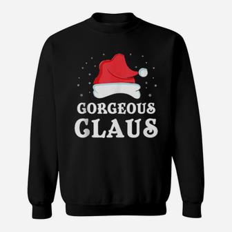 Gorgeous Claus Xmas Family Group Matching Pajama Sweatshirt - Monsterry