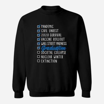 Graduation Checklist Sweatshirt | Crazezy UK