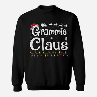Grammie Claus Funny Grandma Santa Pajamas Christmas Gift Sweatshirt | Crazezy CA