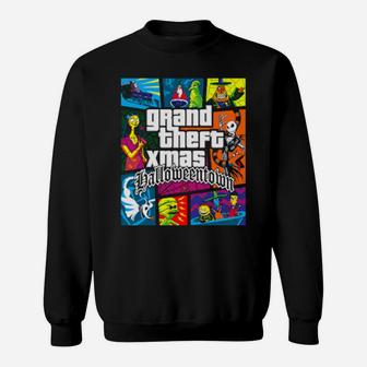 Grand Theft Xmas Sweatshirt - Monsterry AU