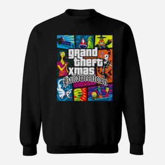 Grand Theft Xmas Sweatshirt - Monsterry