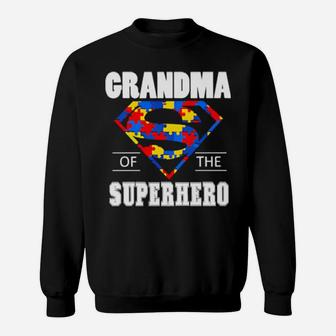 Grandma Autism Of The Superhero Sweatshirt - Monsterry UK