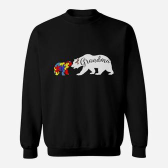 Grandma Bear Autism Awareness Sweatshirt | Crazezy