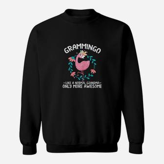 Grandma Floral Flamingo Sweatshirt | Crazezy UK