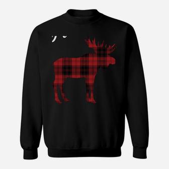 Grandma Moose Xmas Matching Family Christmas Pajamas Pjs Sweatshirt | Crazezy