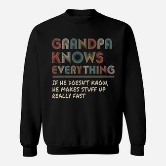 Grandpa Know Everything Sweatshirt - Thegiftio UK