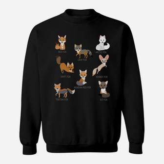 Gray Fox Kit Fox Tibetan Fox Arctic Fox Swift Fox Sweatshirt Sweatshirt | Crazezy CA