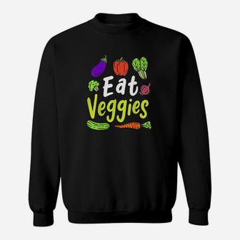 Green Grocer Vegan Vegetables Vegetarian Eat Veggies Gift Sweatshirt | Crazezy UK