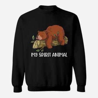 Grizzly Bear Men My Spirit Animal Sweatshirt - Thegiftio UK