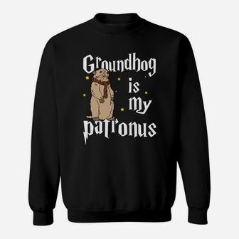 Groundhog Is My Patronus Groundhog Day Sweatshirt - Thegiftio
