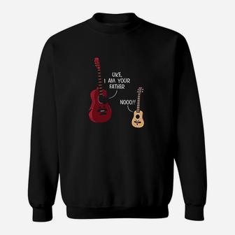 Guitar Fathers Day Uke I Am Your Father Music Dad Sweatshirt | Crazezy DE