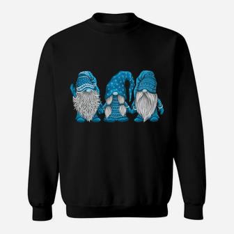 Hanging With Blue Gnomies Santa Gnome Christmas Costume Sweatshirt | Crazezy DE
