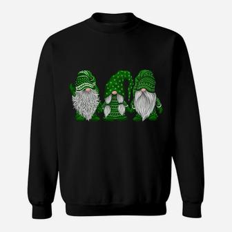 Hanging With Green Gnomies Santa Gnome Christmas Costume Sweatshirt Sweatshirt | Crazezy
