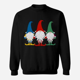 Hanging With My Gnomies Nordic Santa Gnome Funny Christmas Sweatshirt | Crazezy UK