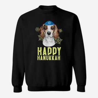Hanukkah Beagle Sweatshirt - Monsterry