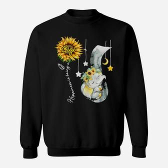 Happiness Is Being A Gigi Sweatshirt - Monsterry AU