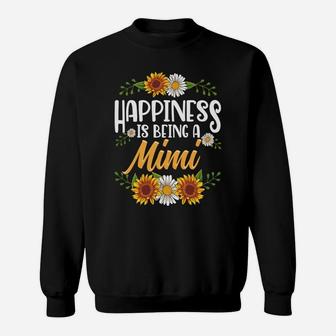 Happiness Is Being A Mimi Thanksgiving Christmas Gifts Sweatshirt | Crazezy DE