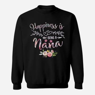 Happiness Is Being A Nana Sweatshirt | Crazezy DE