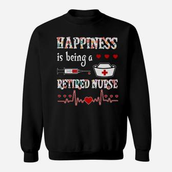 Happiness Is Being A Nurse Sweatshirt - Monsterry CA