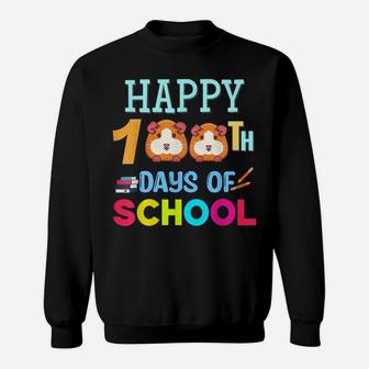 Happy 100 Days Of School Guinea Pig Shirt Boys Girl Gift Tee Sweatshirt | Crazezy DE