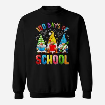 Happy 100Th Day Of School - 100 Days Of Gnomes Kindergarten Sweatshirt | Crazezy UK