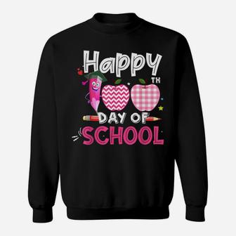 Happy 100Th Day Of School Cute 100 Days Of School Sweatshirt | Crazezy