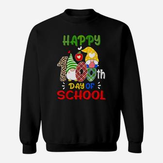 Happy 100Th Day Of School Gnomes For Virtual Teachers Kids Sweatshirt | Crazezy