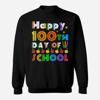Happy 100Th Day Of School Shirt For Teacher & Kid Boys Cute Sweatshirt | Crazezy